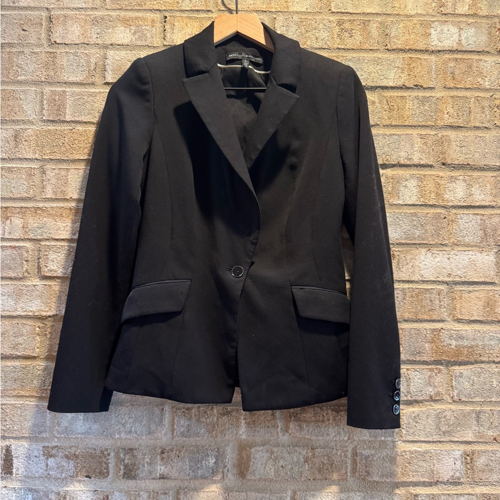 White House Black Market Black Women's Single-Button Blazer